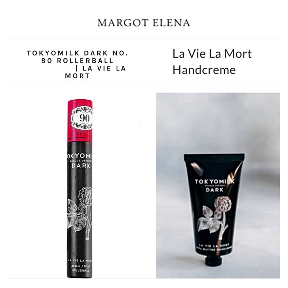 Tokyo Milk Dark LA VIE LA MORT # 90 ROLLERBALL & HANDCREME SOLD OUT Margot Elena